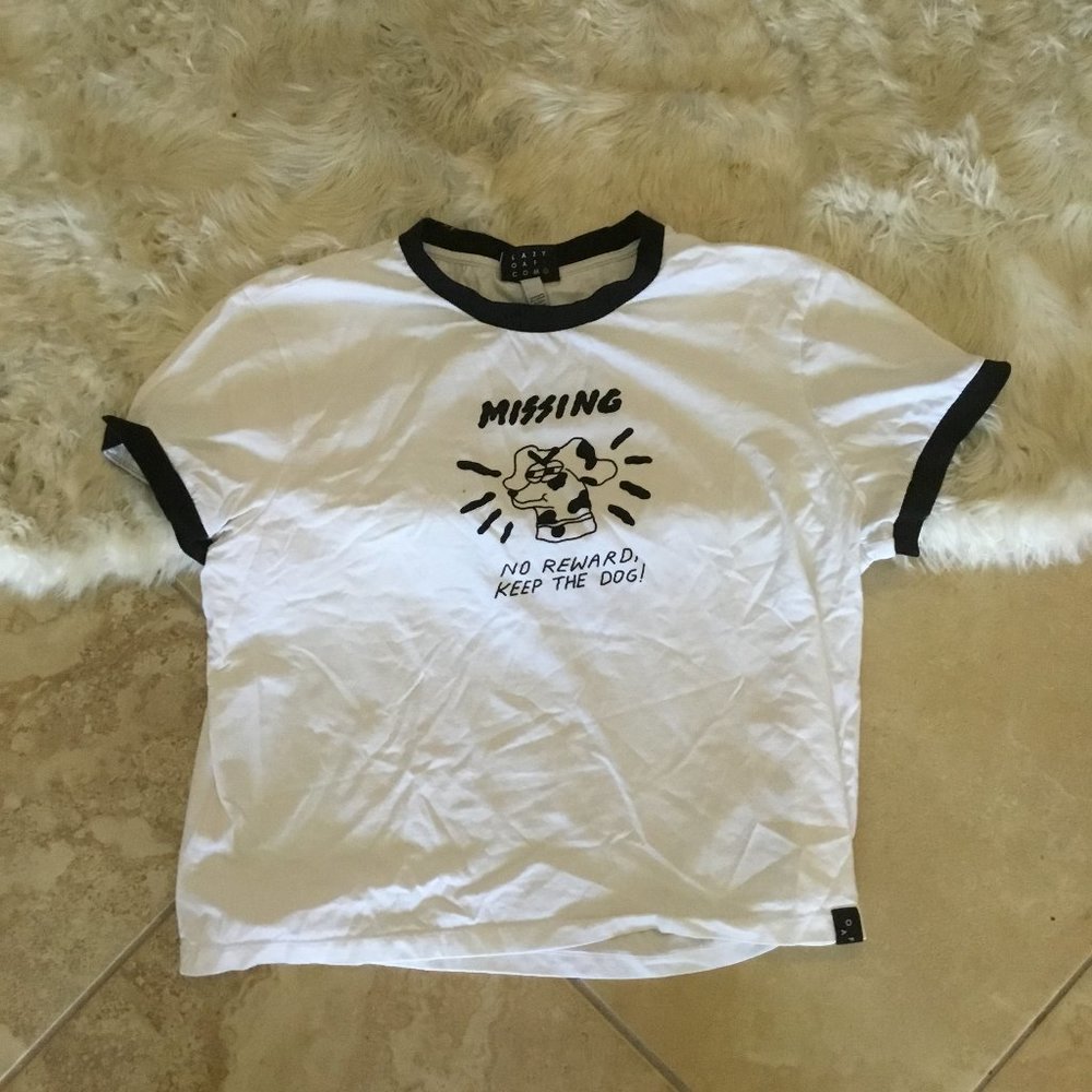 Lazy Oaf Tee size 20 UK